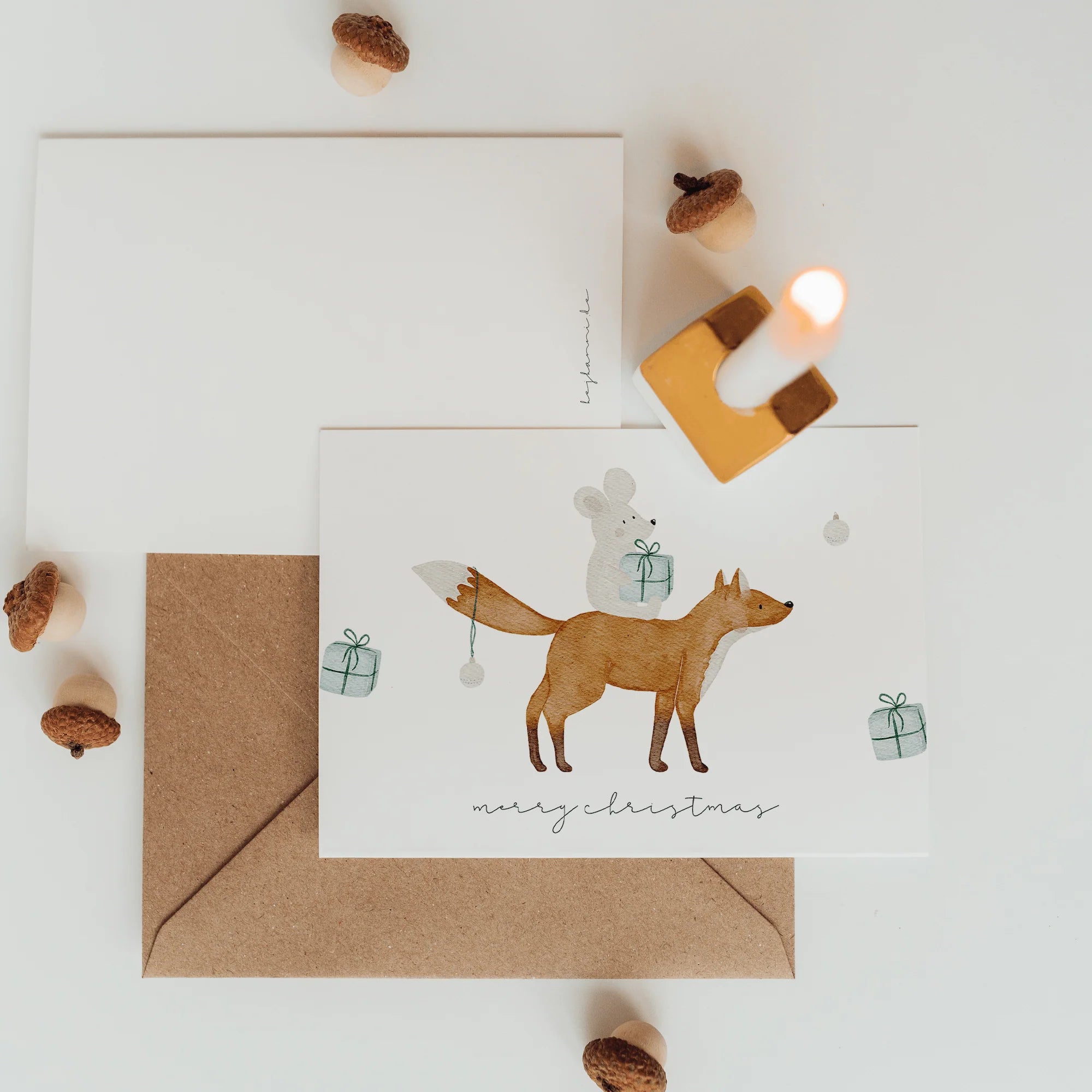 Karte “Fuchs & Maus"