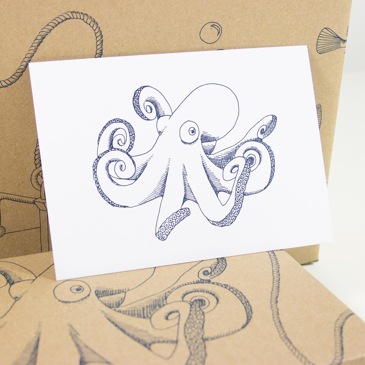 Karte “Tintenfisch"