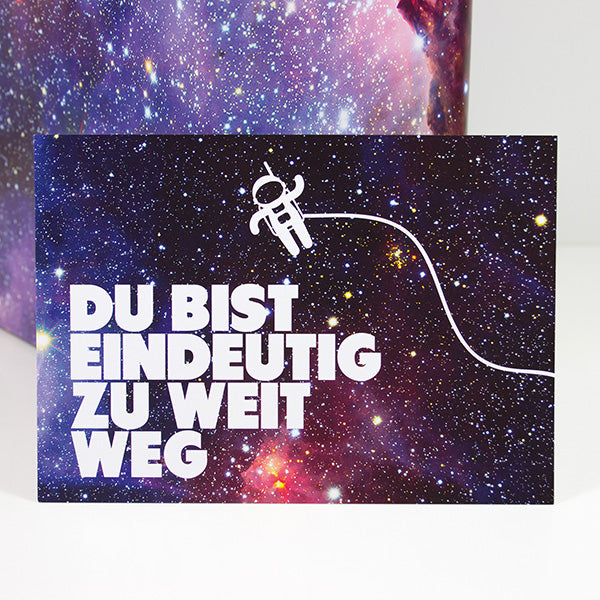 Karte “Zu weit weg"