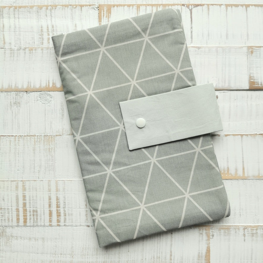 Diaper bag "Triangles", green