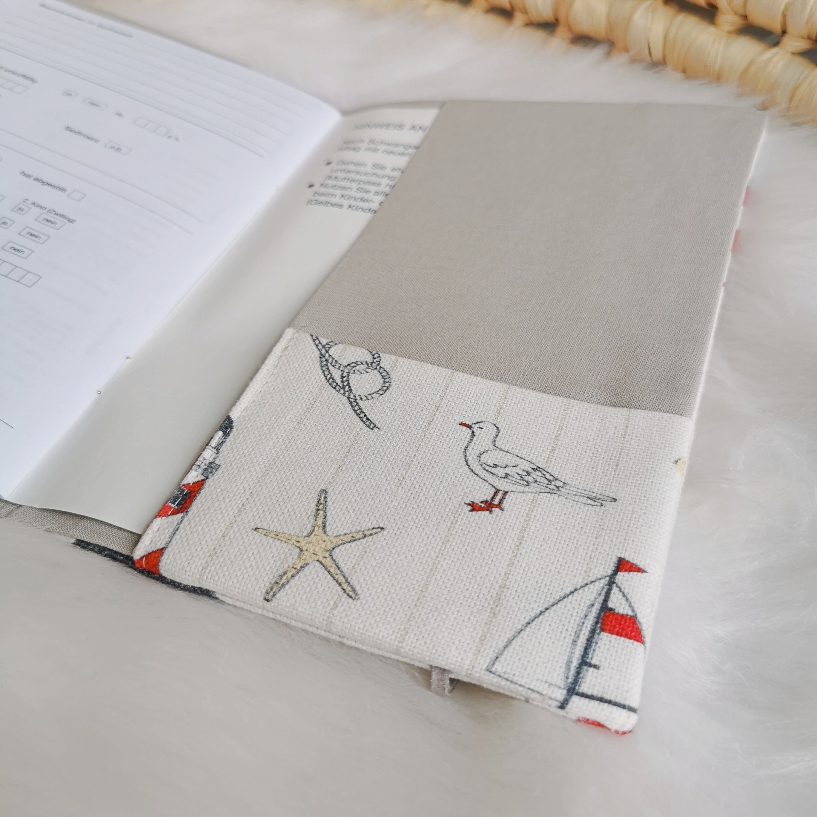Maternity Passport Cover "Maritime"