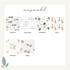 Bettschlange aus Musselin | Motiv wählbar