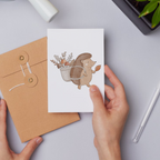 Card “All the best”, bear