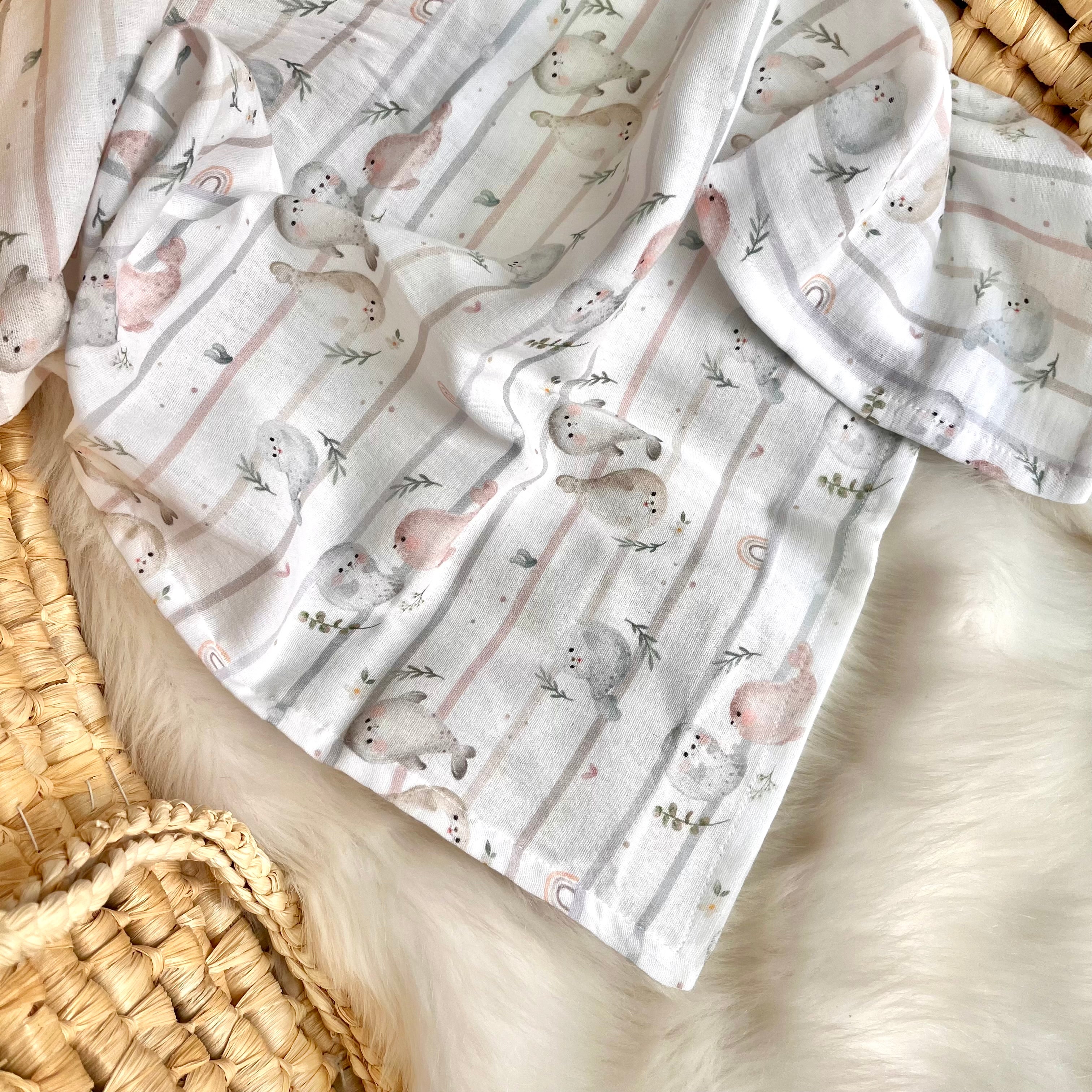 Muslin cloth "Wildflowers"