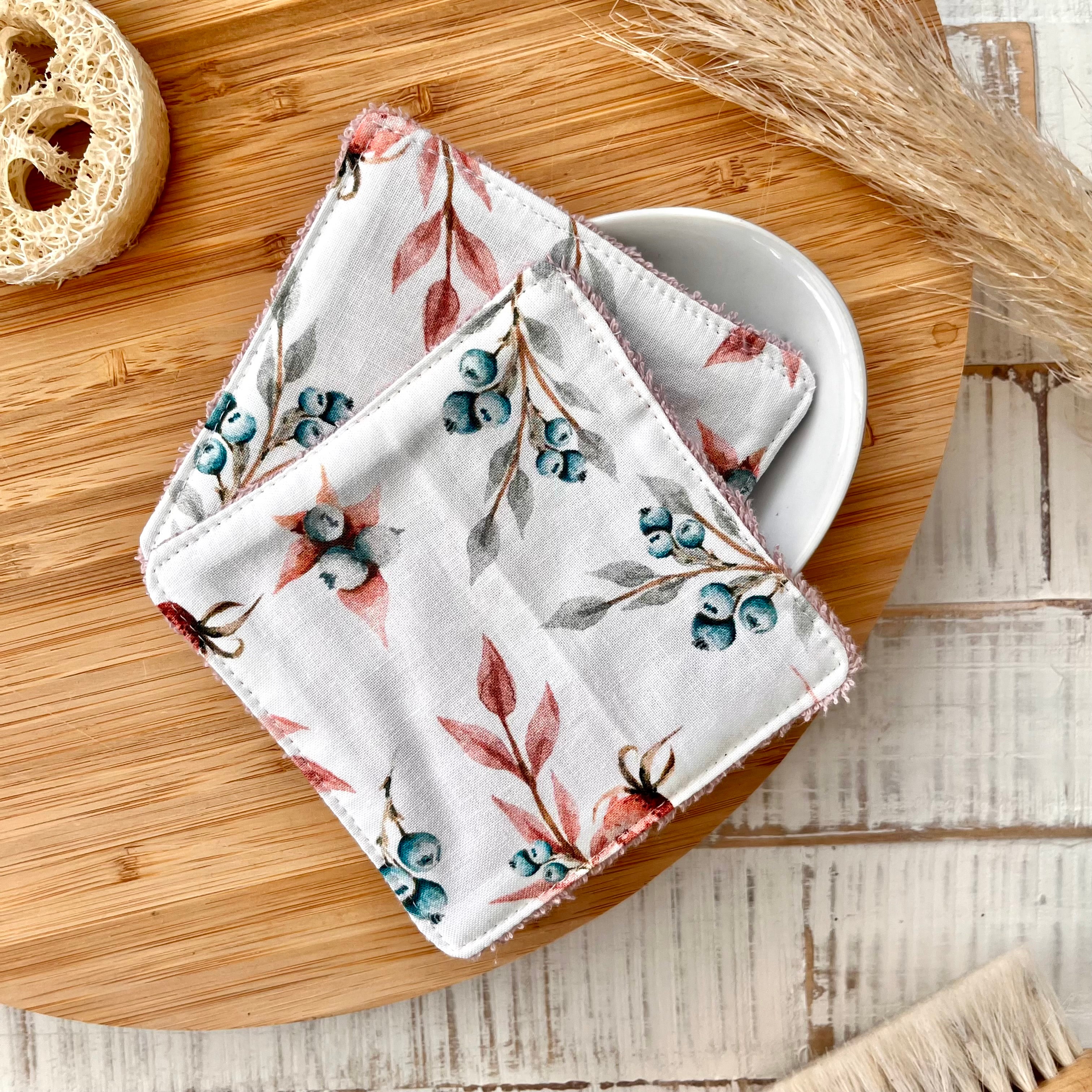 Wash pads "Berry" | Set of 2