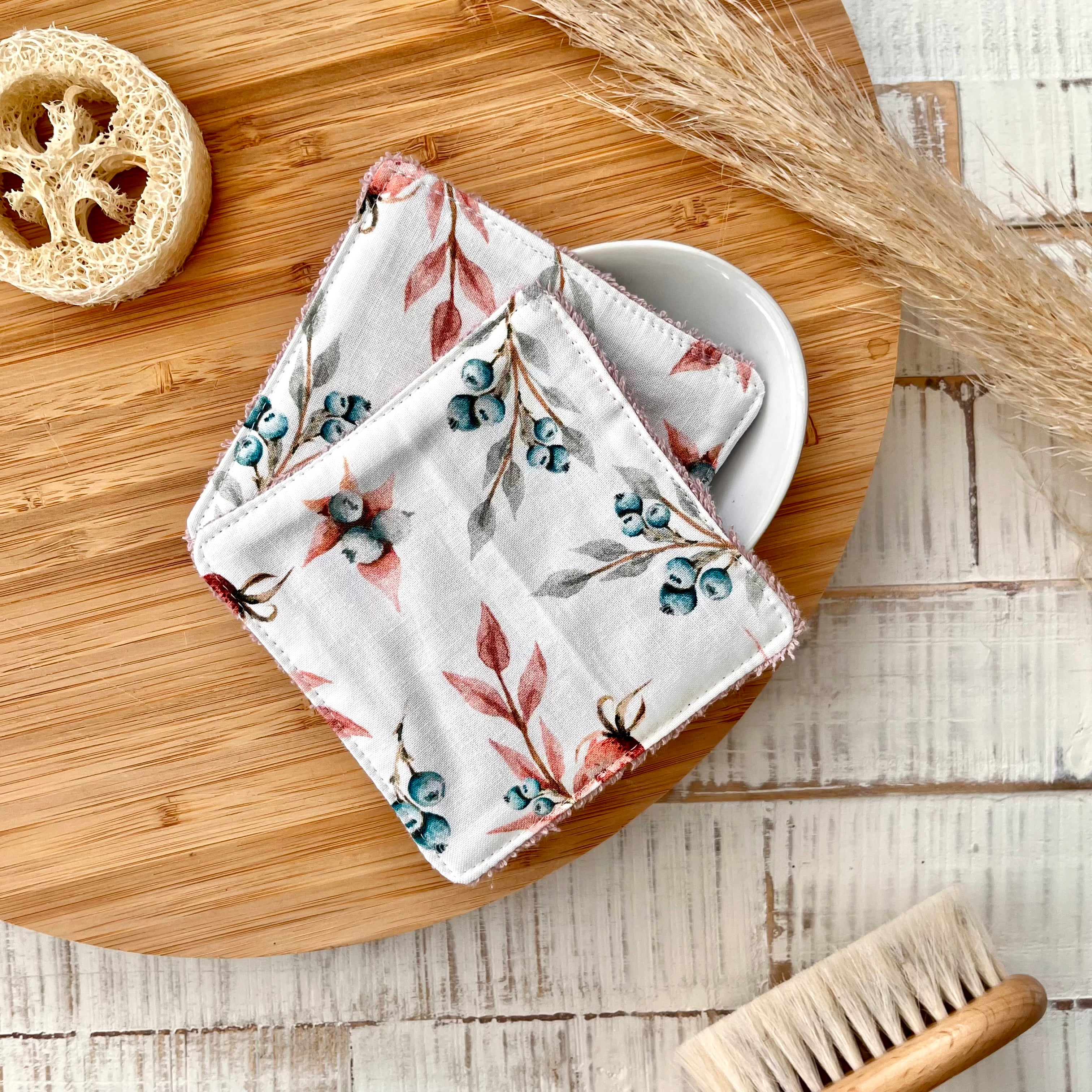 Wash pads "Berry" | Set of 2
