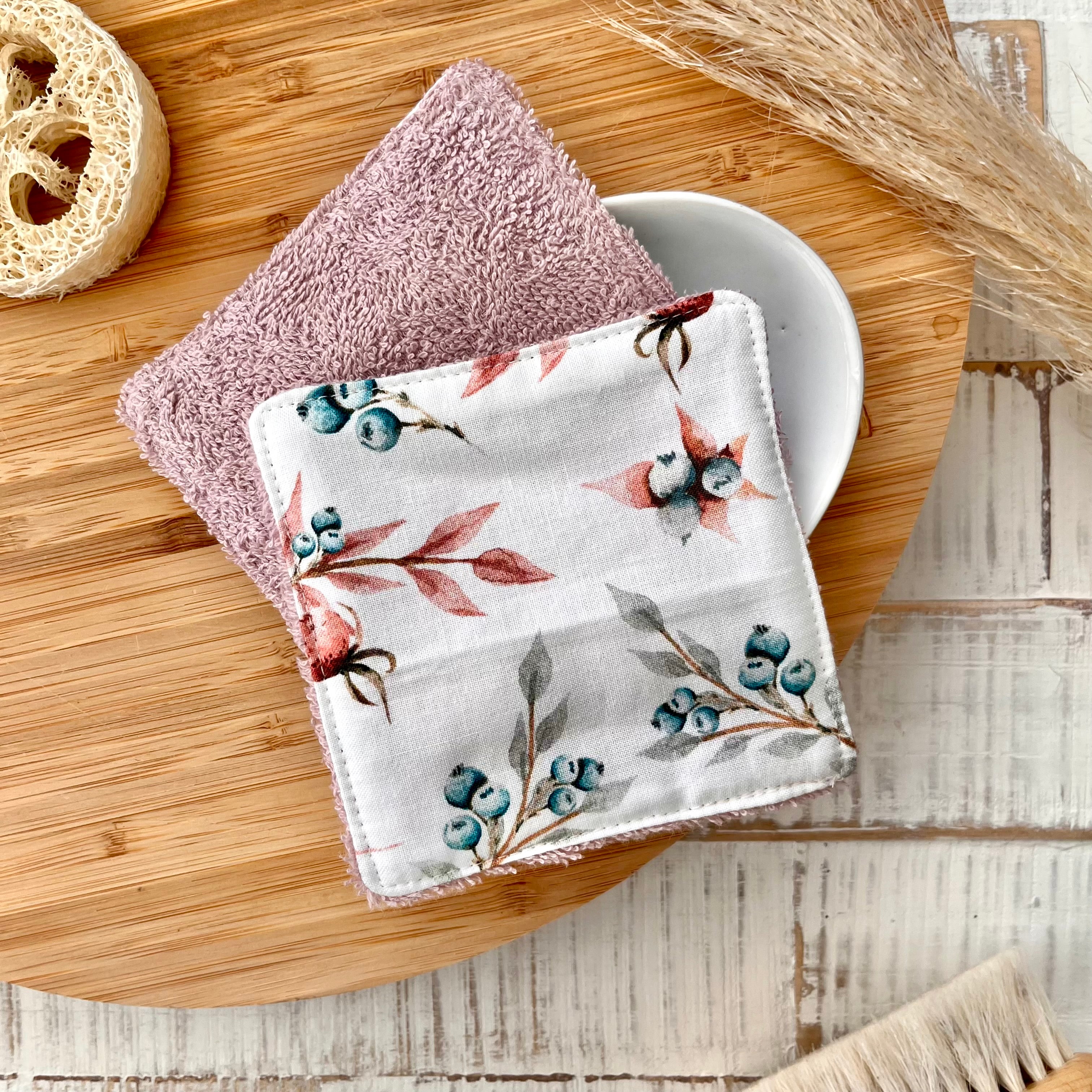 Wash pads "Berry" | Set of 2