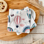 Wash pads "Balloons Pink" | Set of 2