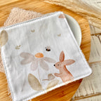 Wash pads "Flower Bunny" | Set of 2