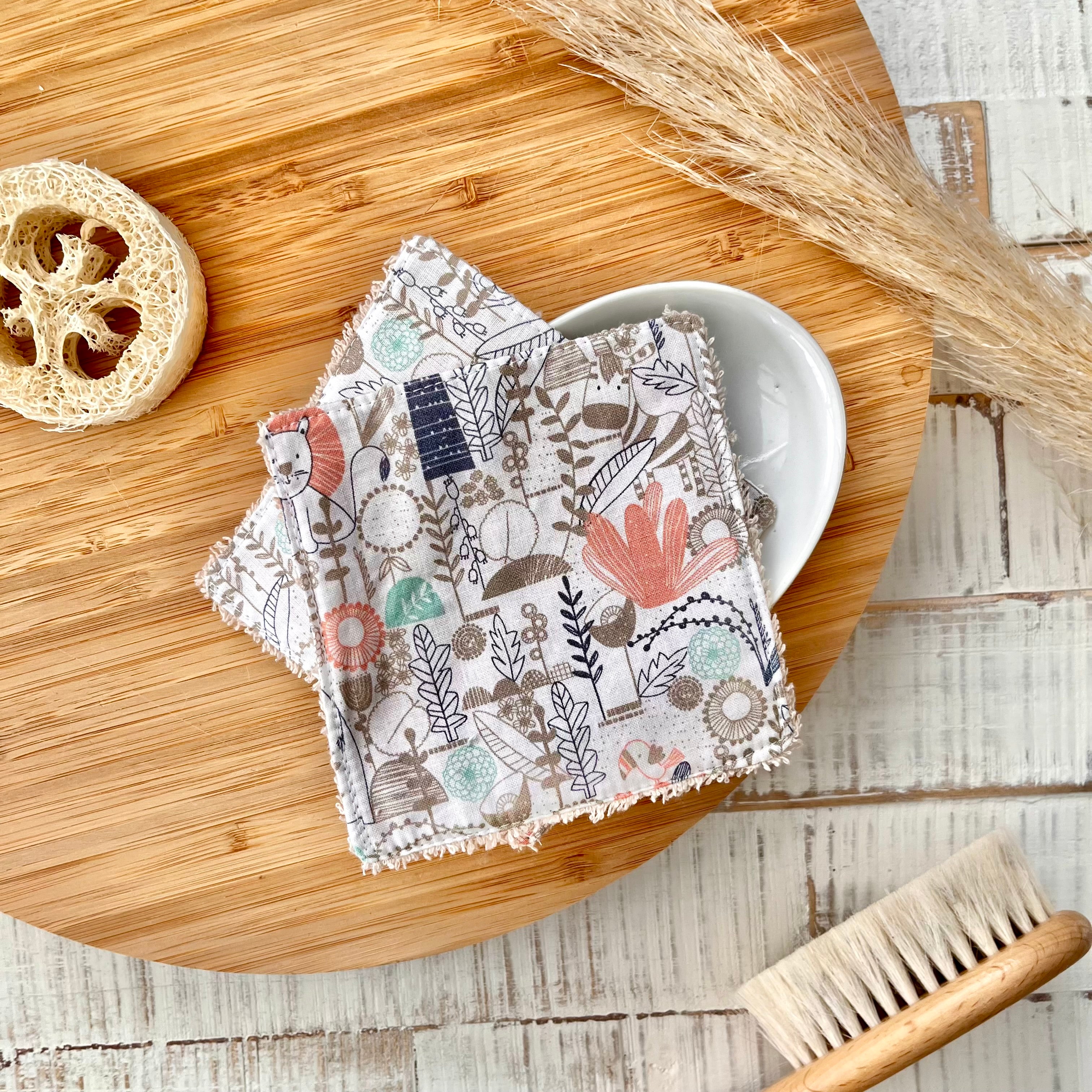 "Safari" Wash Pads | Set of 2