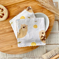 Waschpads Otter | 2er Set, Baumwolle mit Frottee-Rückseite, nachhaltig