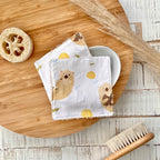 Waschpads Otter | 2er Set, Baumwolle mit Frottee-Rückseite, nachhaltig