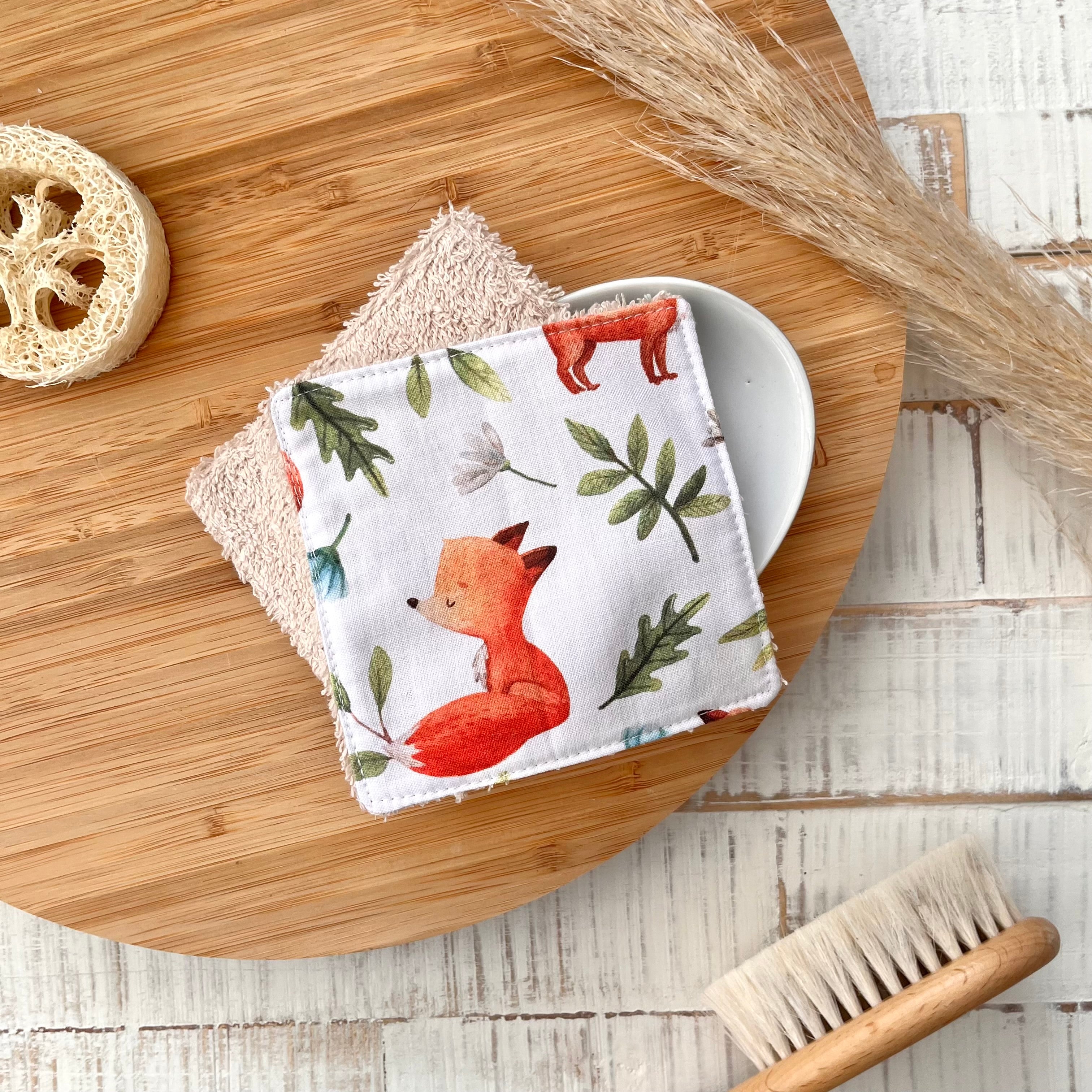 "Fox Children" Wash Pads | Set of 2