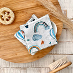 Wash pads "Balloons blue" | Set of 2