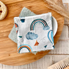 Wash pads "Balloons blue" | Set of 2