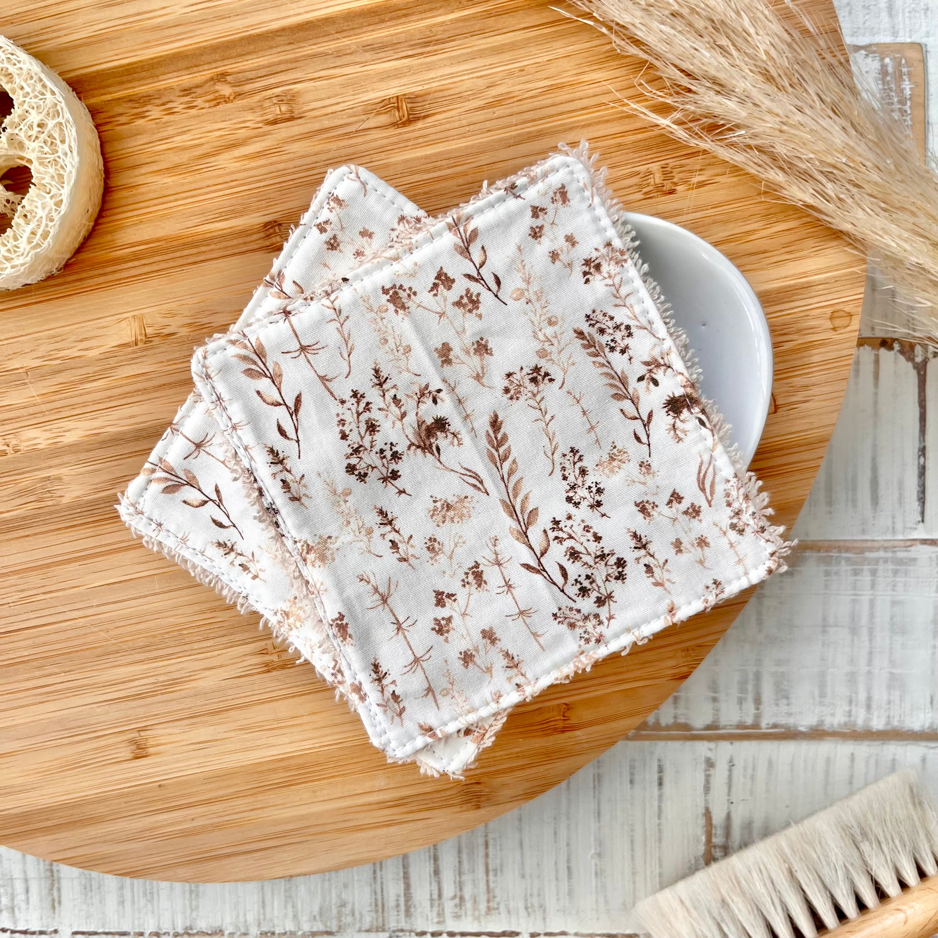 "Wildflower" Wash Pads | Set of 2