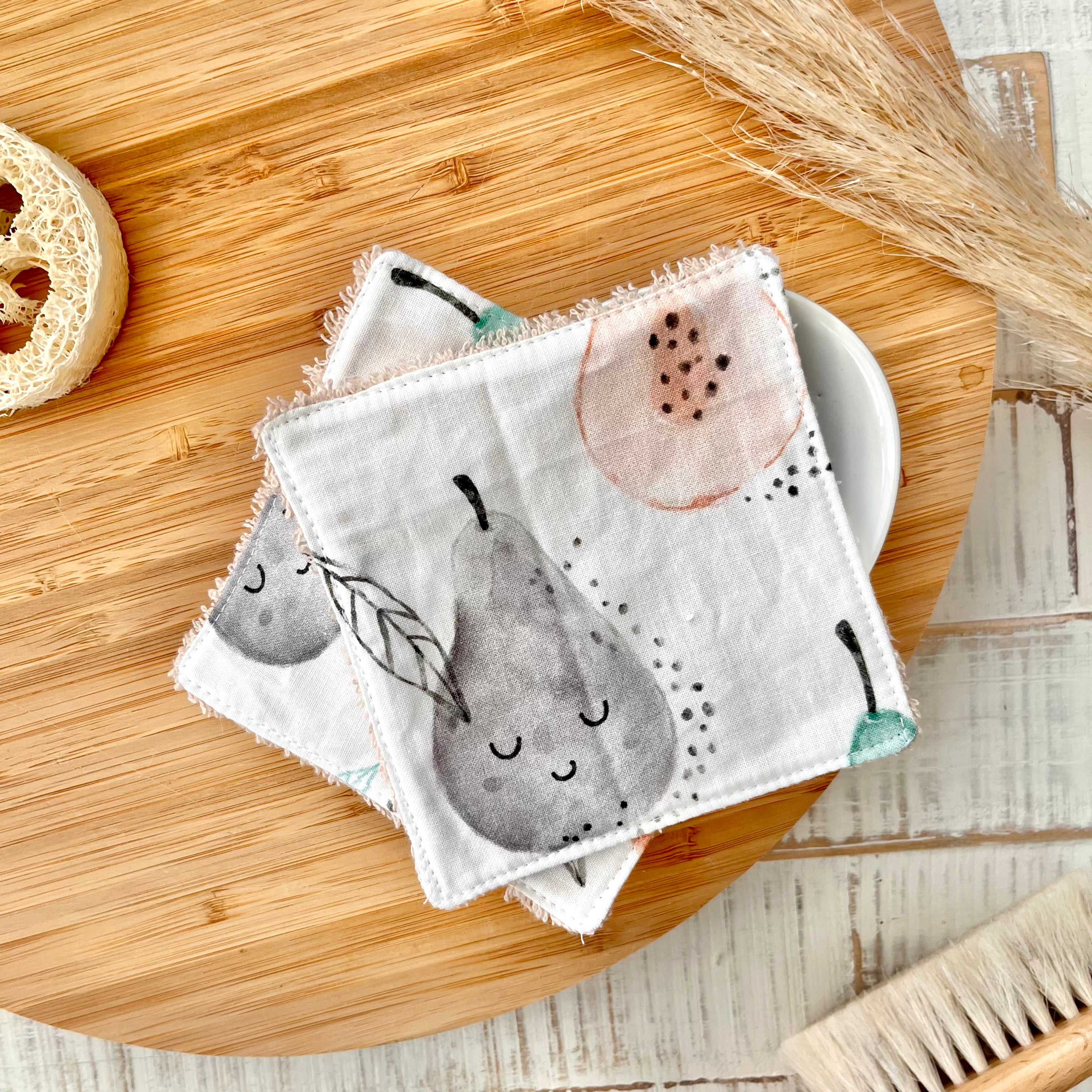 Wash pads "Pear" | Set of 2