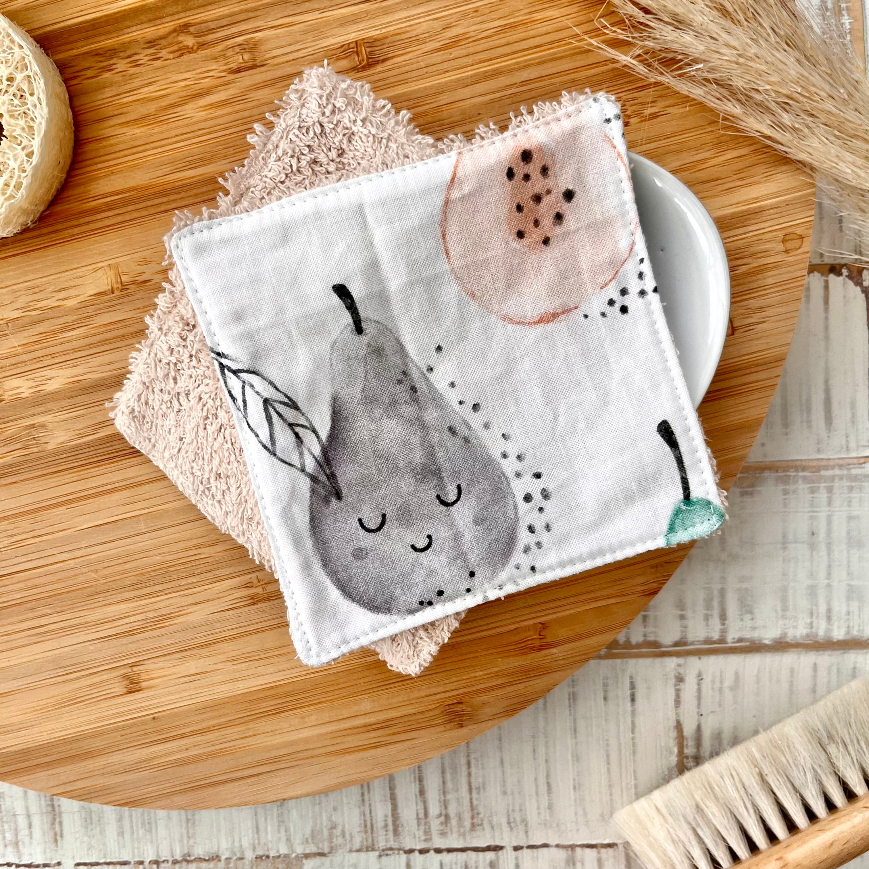 Wash pads "Pear" | Set of 2