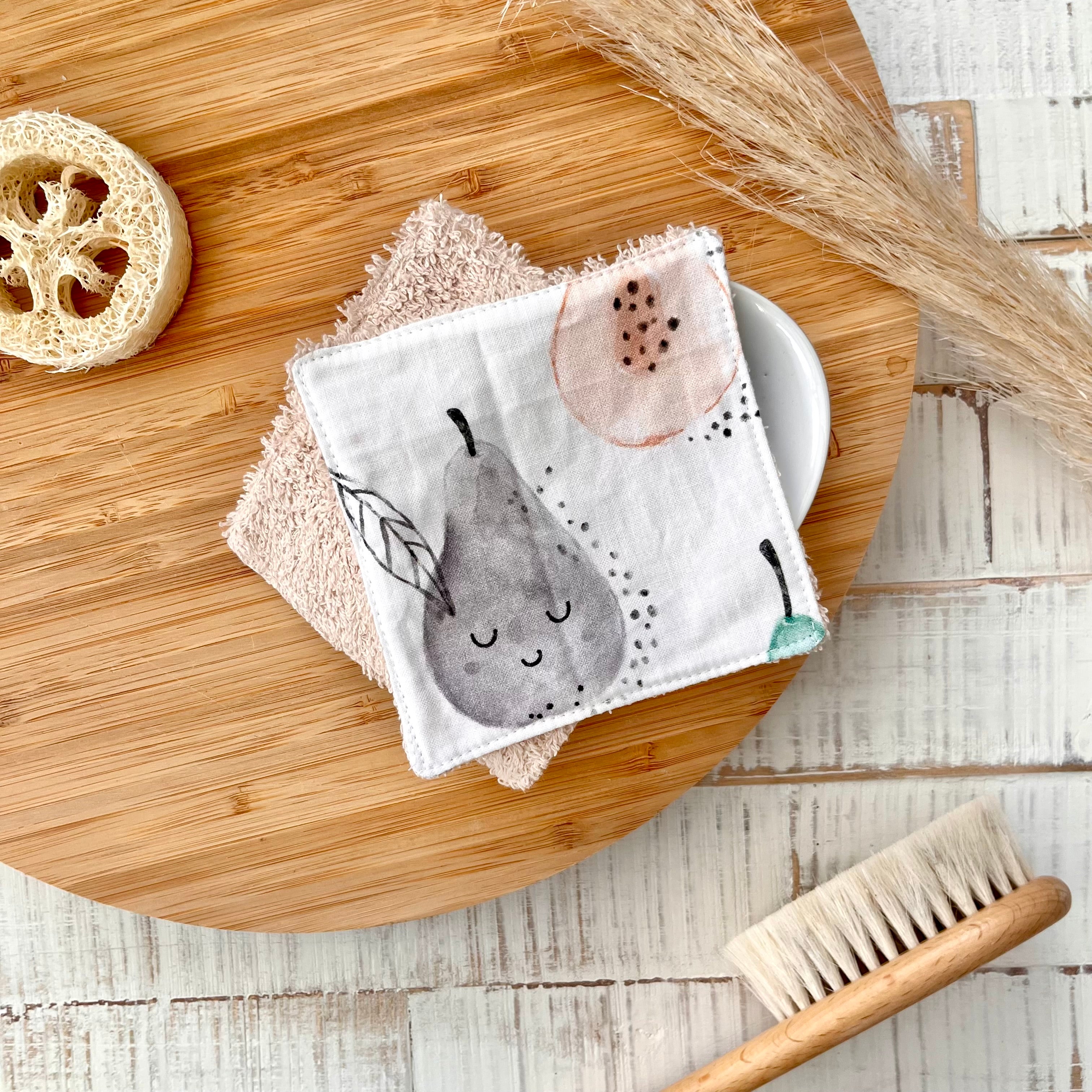 Wash pads "Pear" | Set of 2