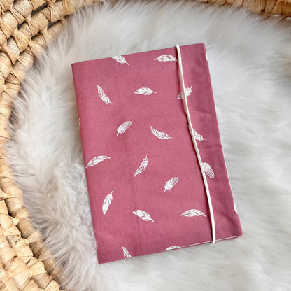 U-book cover "feathers", pink