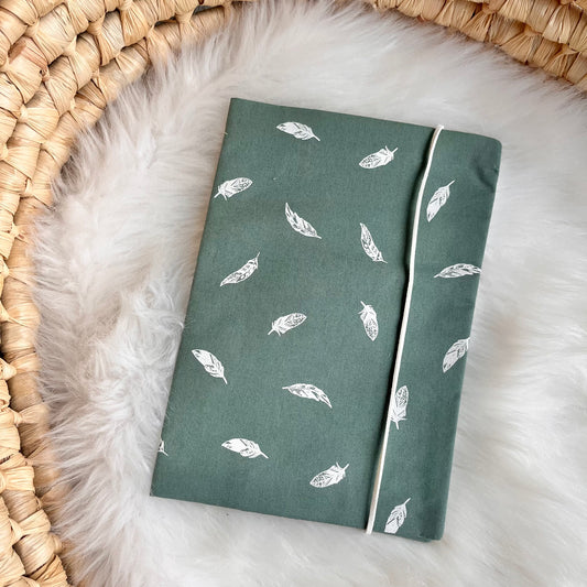 U-book cover "feathers", green