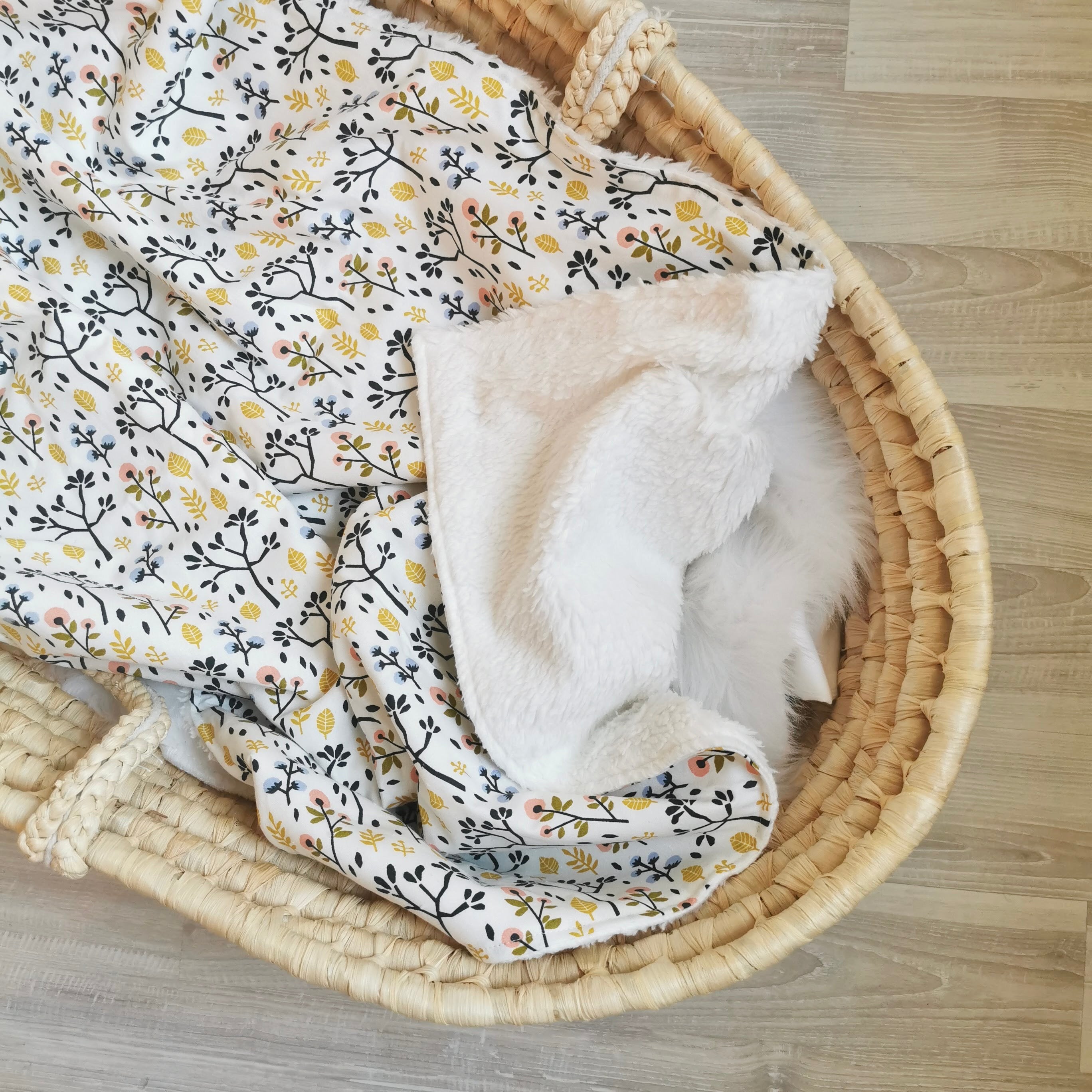 Kuscheldecke "Herbstzweige"