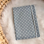 Couverture de livret en U "Pünktchen", bleu