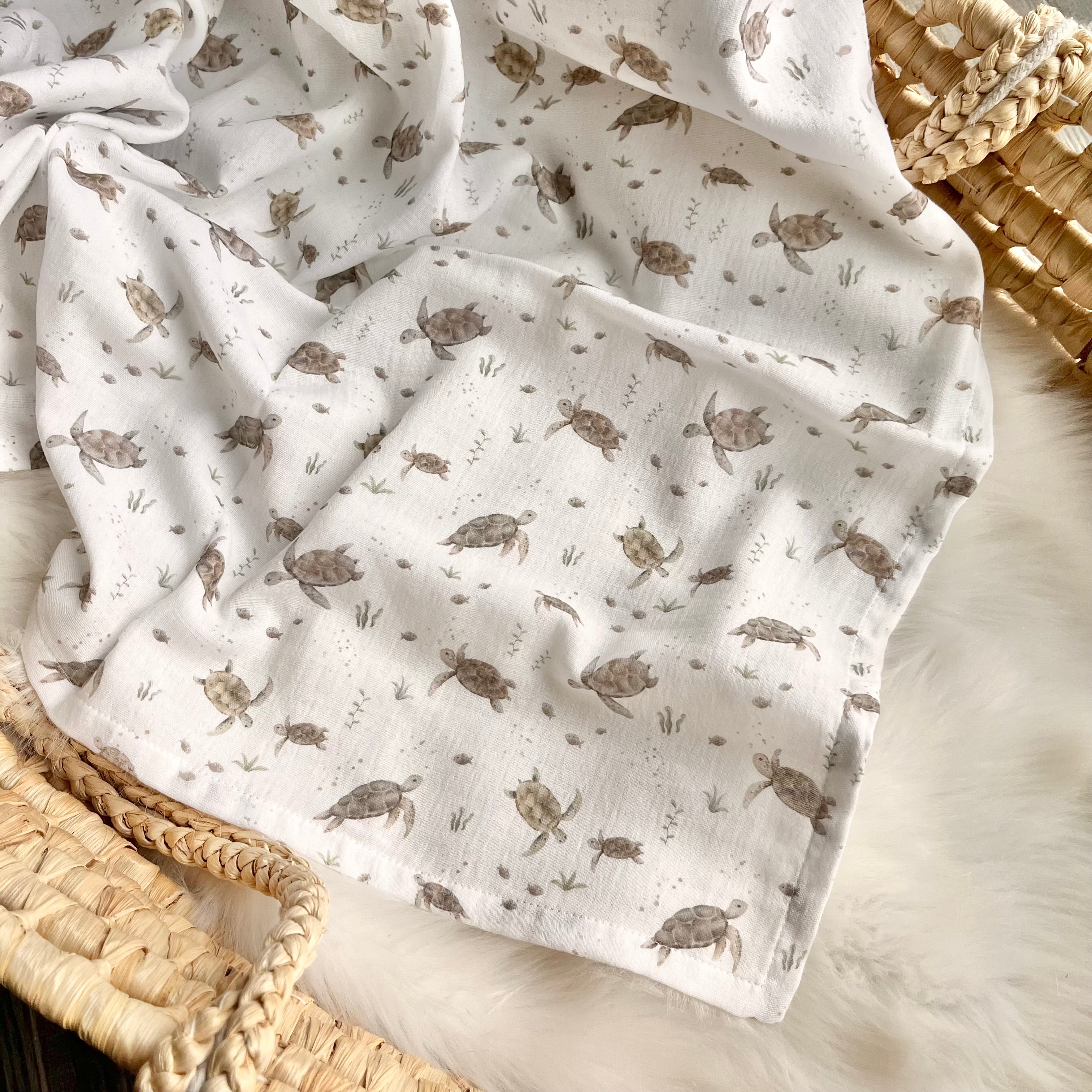 Muslin cloth "Turtles"