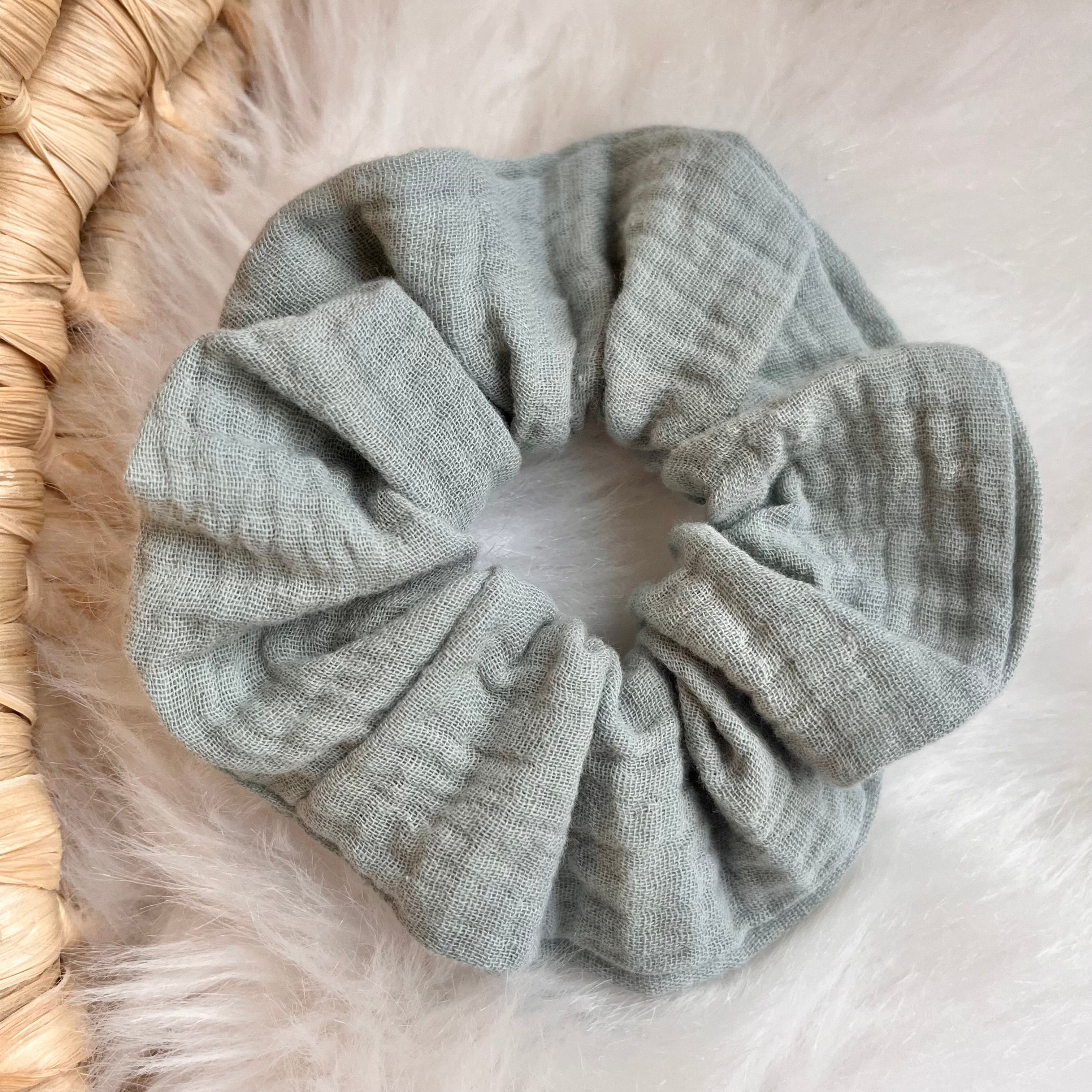 Scrunchie "seegrün"