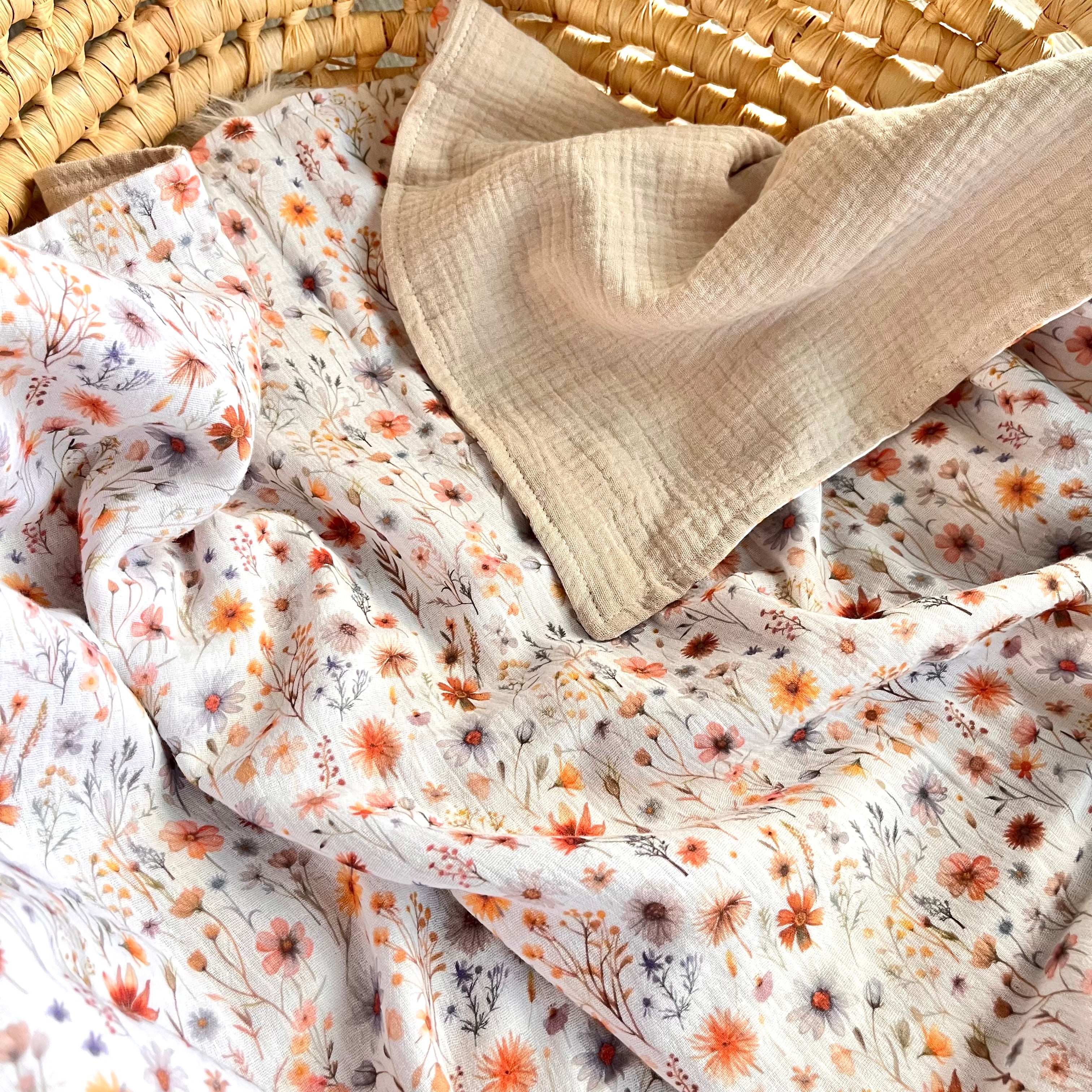 Baby Blanket “Wildflowers”
