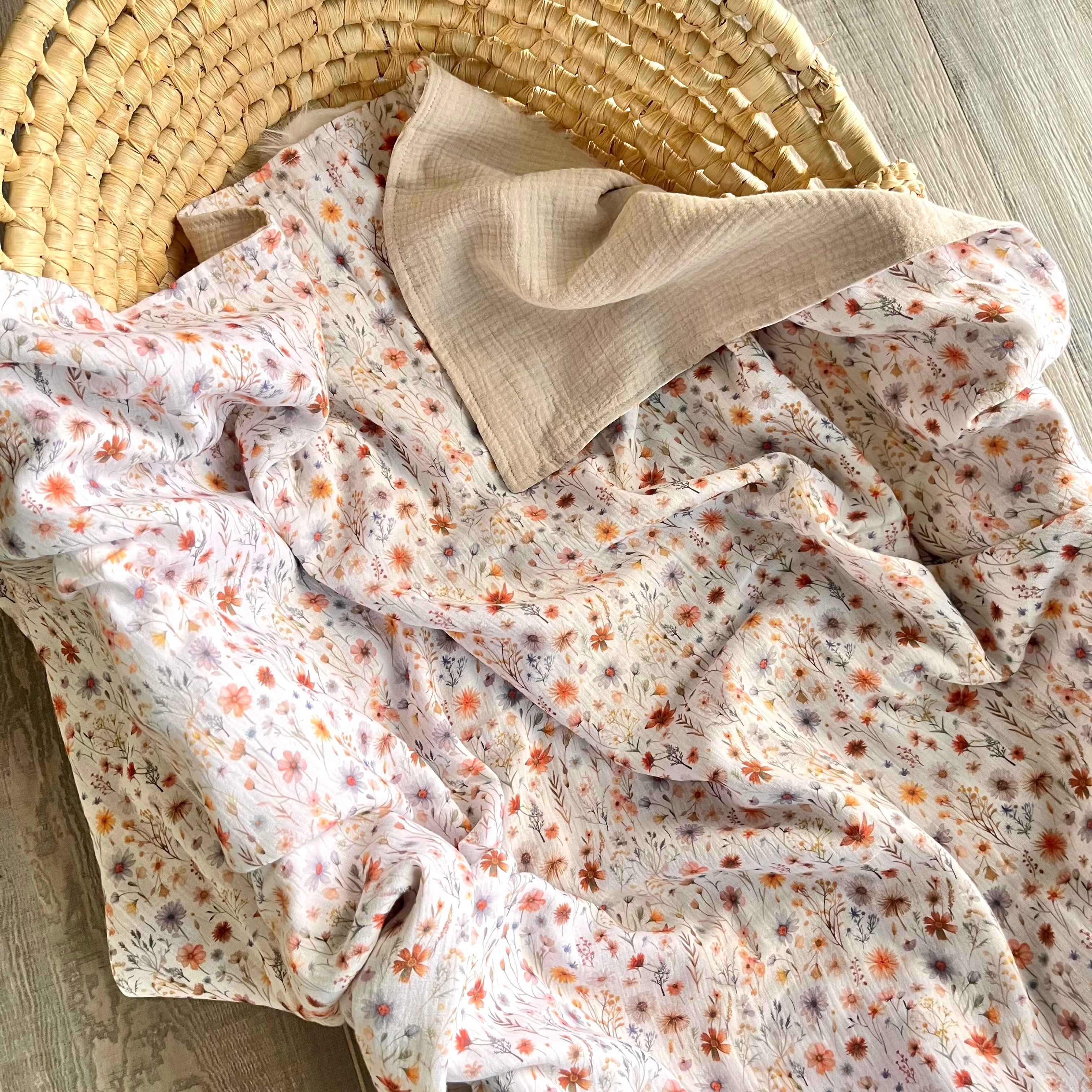 Baby Blanket “Wildflowers”