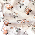 Muslin cloth "Construction vehicles"