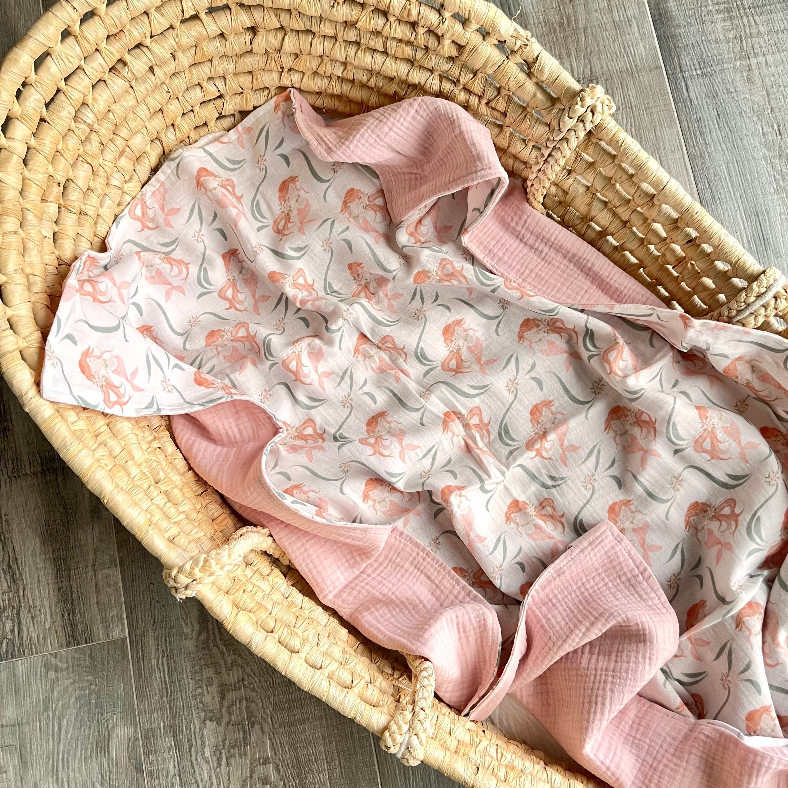 Kuscheldecke "Meerjungfrauen" | wählbare Rückseite