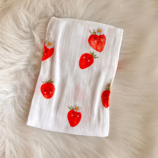 Kühlpackhülle "Erdbeeren"