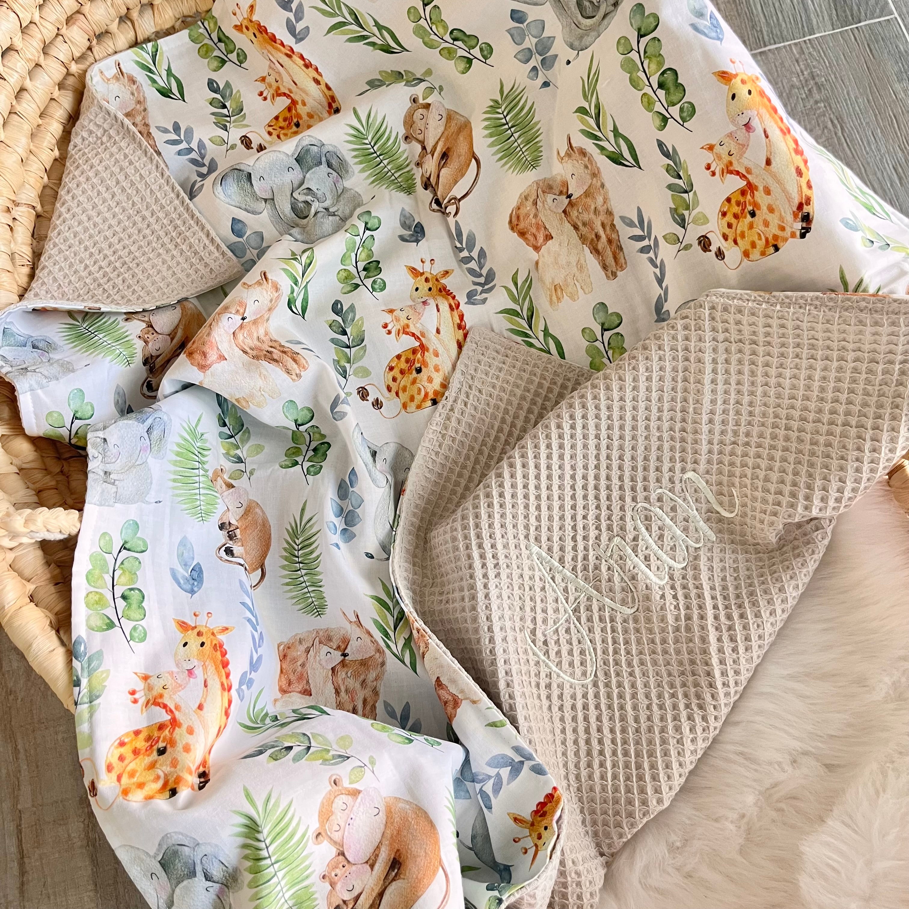 Kuscheldecke “Tierkinder”