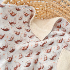 Kuscheldecke "Otter" | wählbare Rückseite