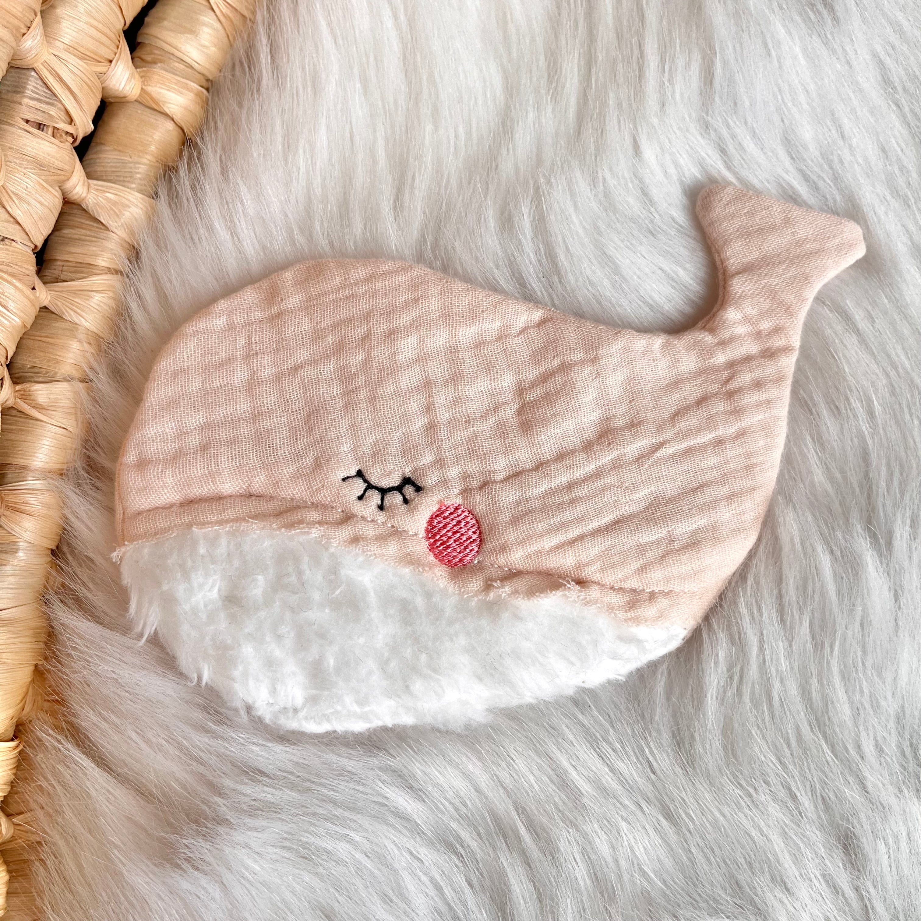 Knisterwal "Musselin", peach