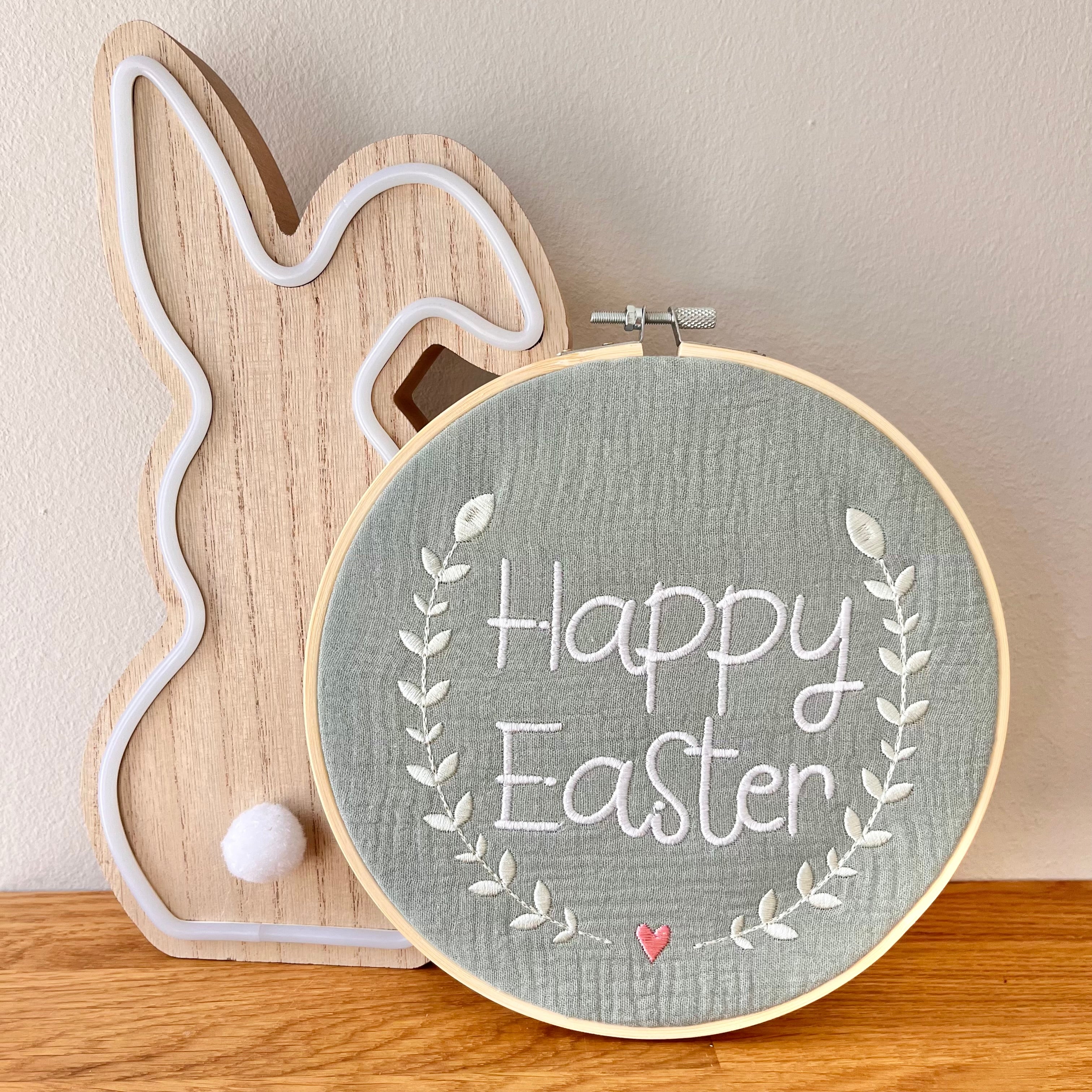 Stickrahmen "Happy Easter"