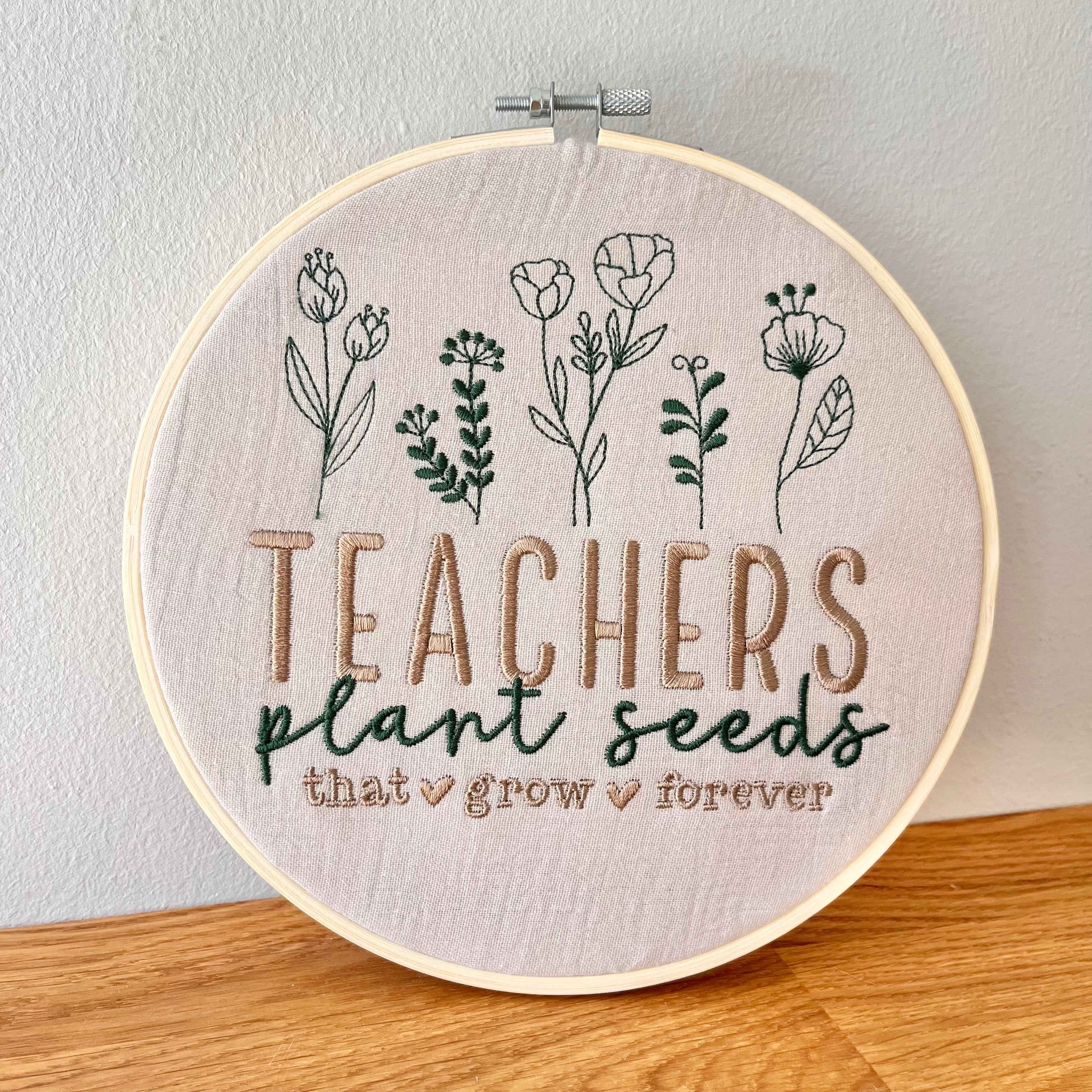 Stickrahmen "Teachers"