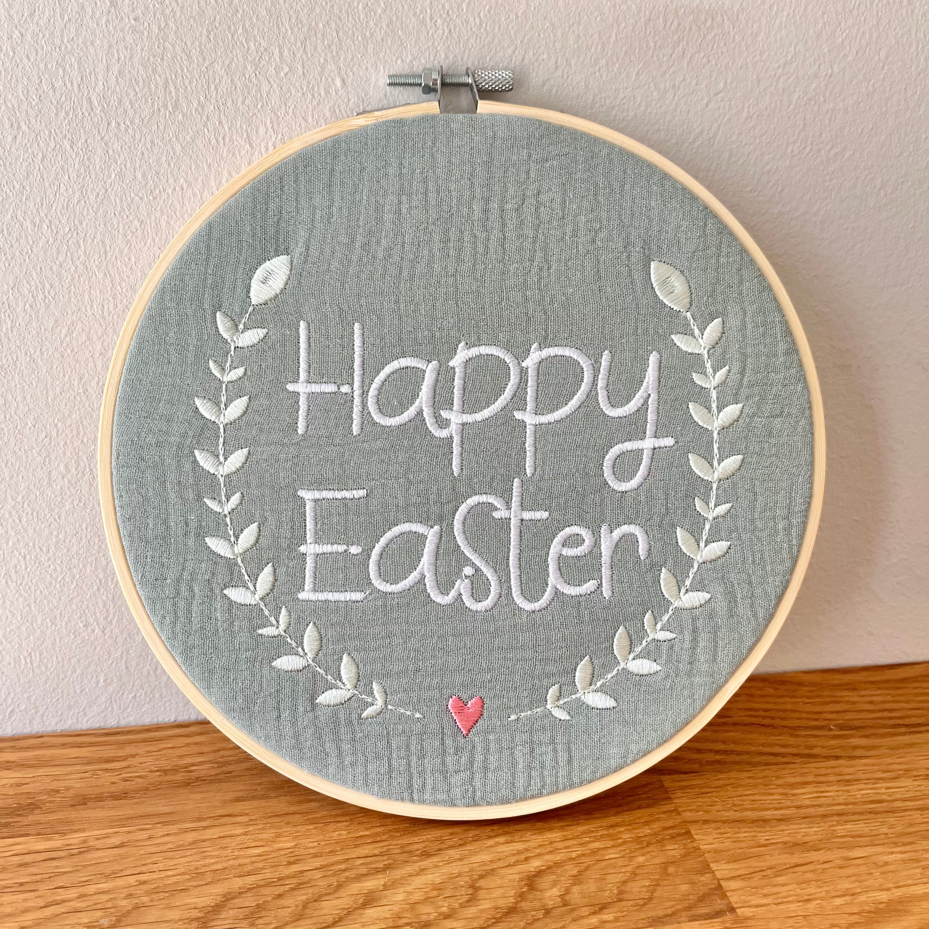 Stickrahmen "Happy Easter"
