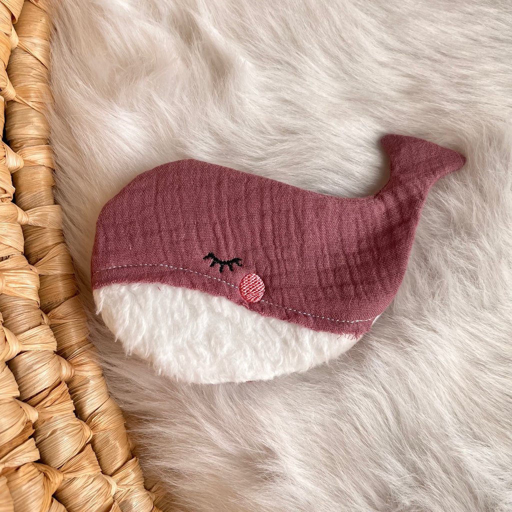 Knisterwal "Musselin", mauve