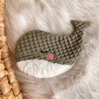 Knisterwal "Waffelpique", dark mint