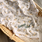 Musselintuch "Zitronen"