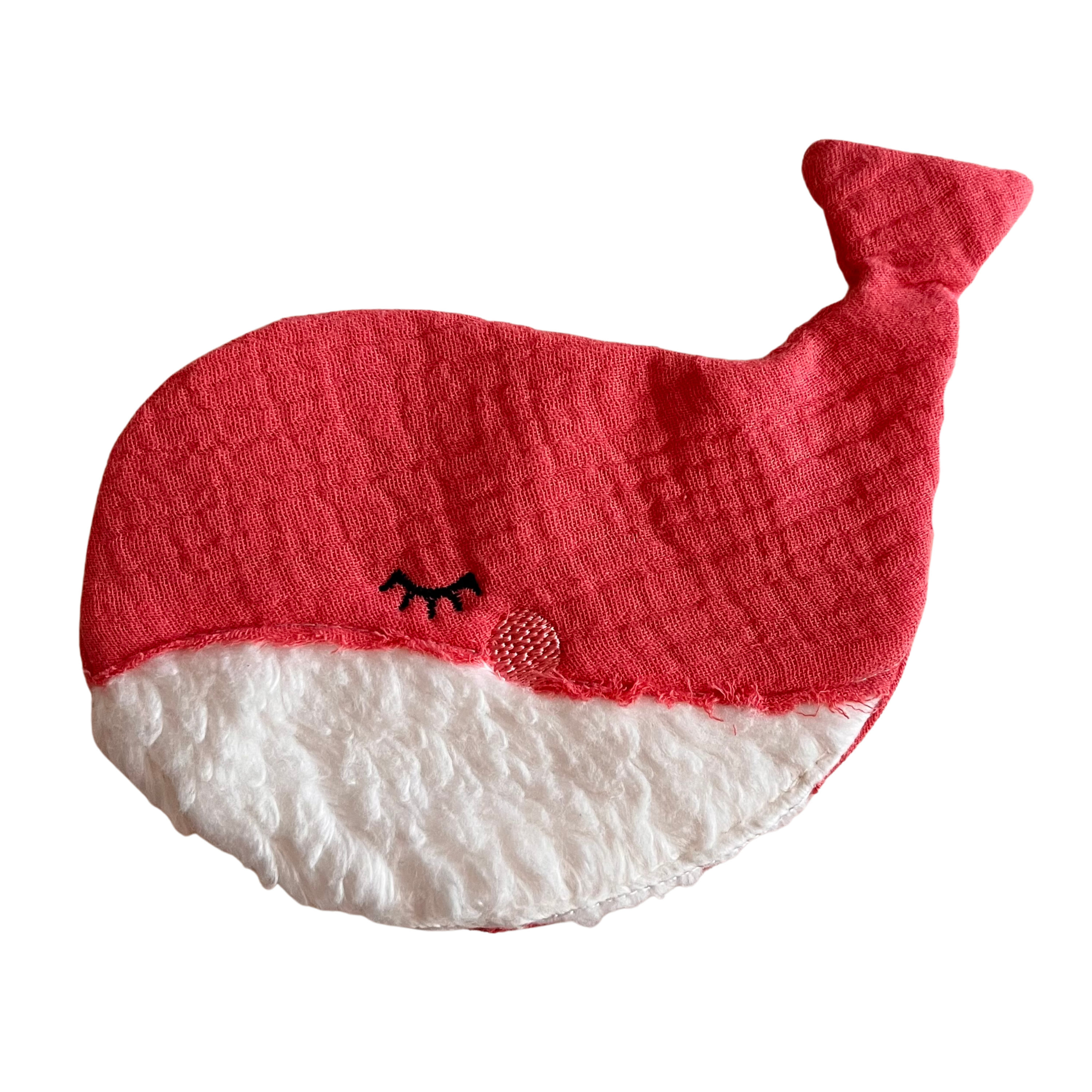 Knisterwal "Musselin", candy red