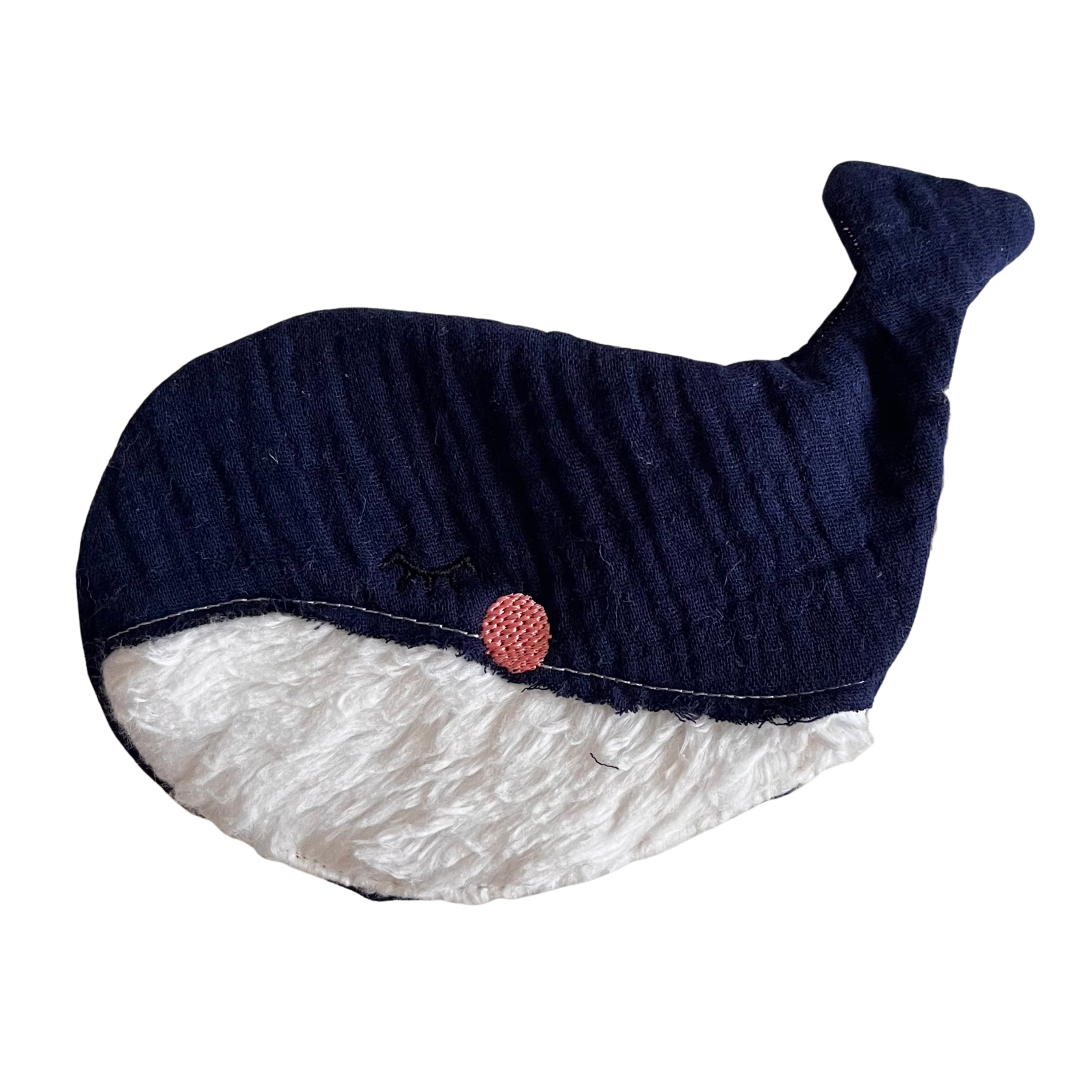 Knisterwal "Musselin", navy