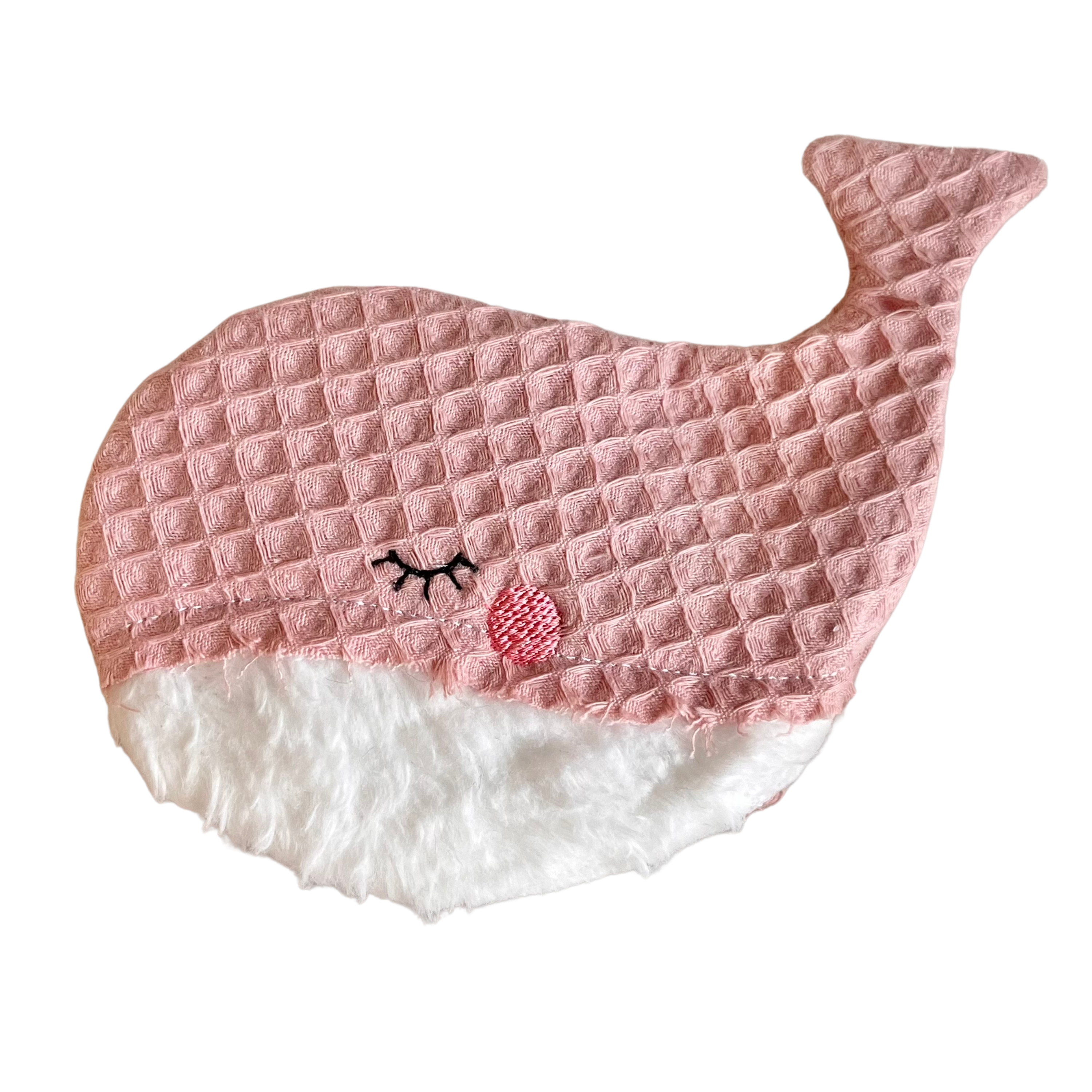 Knisterwal "Waffelpique", nude pink