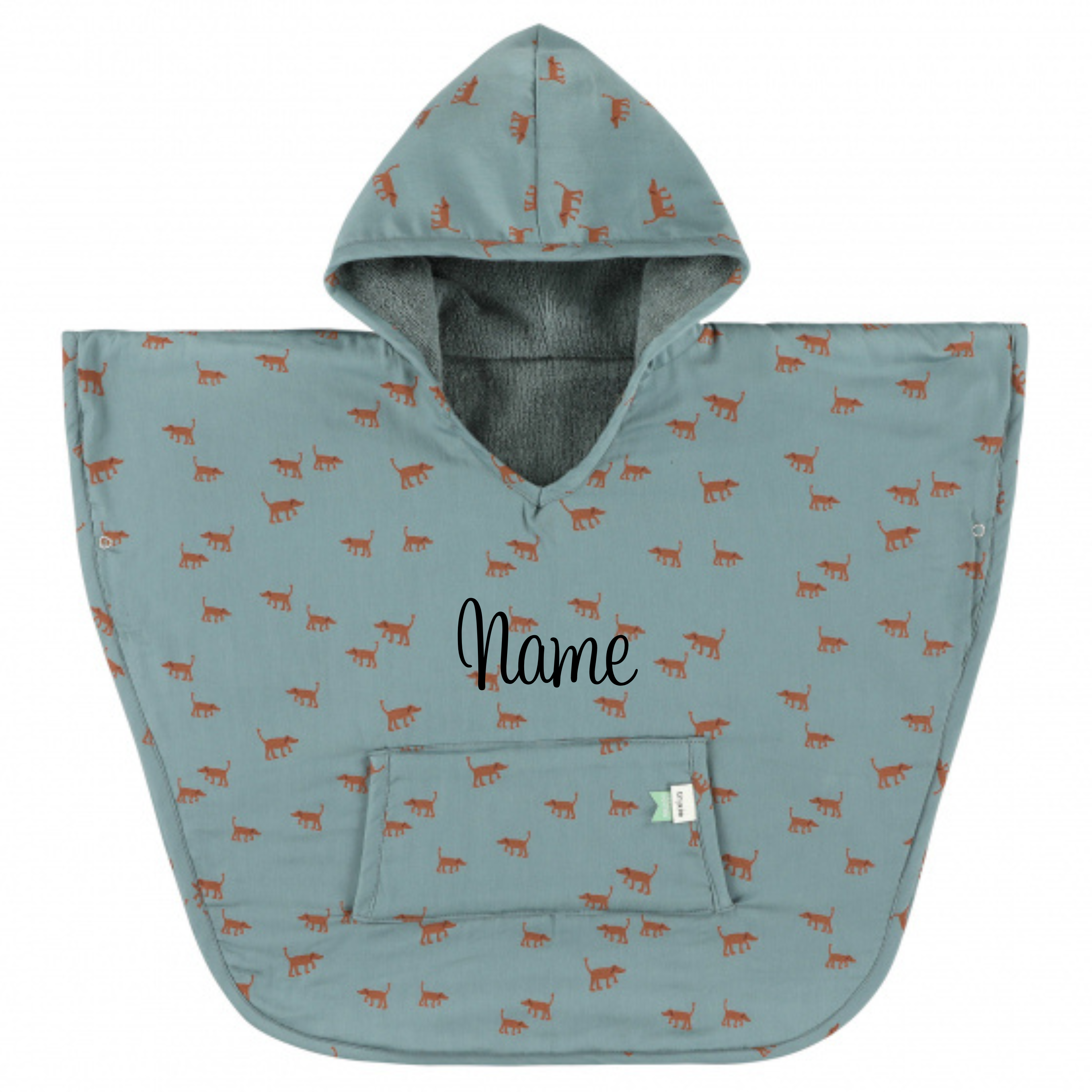 Poncho de bain "Playful Pup"