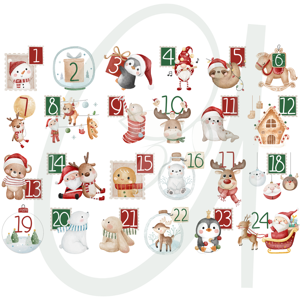 Adventskalender zum Selbstbefüllen