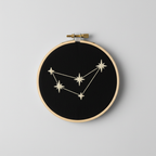 Deko-Stickrahmen Steinbock