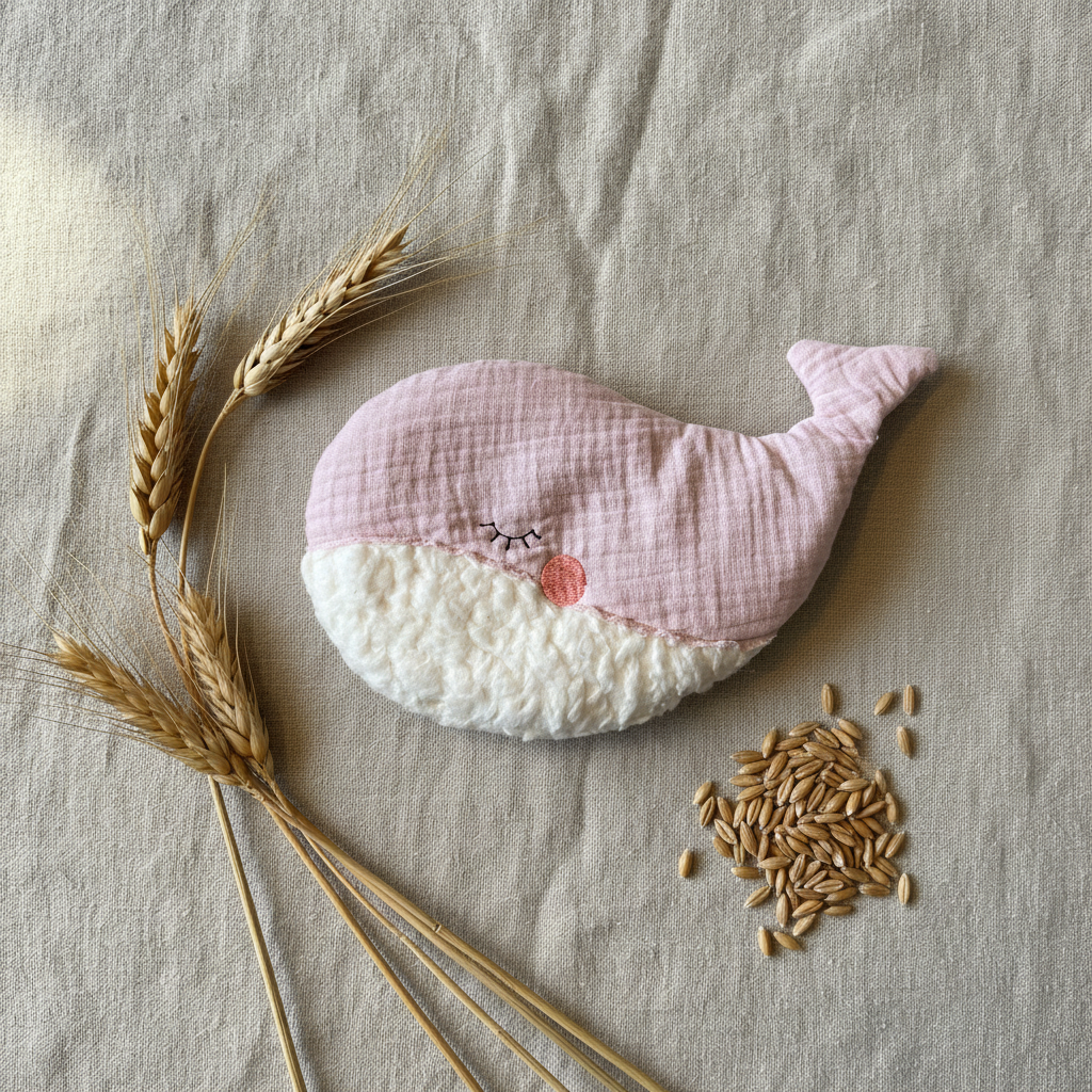 Flatlay mit Dinkel – korrigierte Proportionen